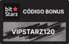 Código Bônus BitStarz Maio 2024: Use  VIPSTARZ120 e ganhe até R$ 3 mil!