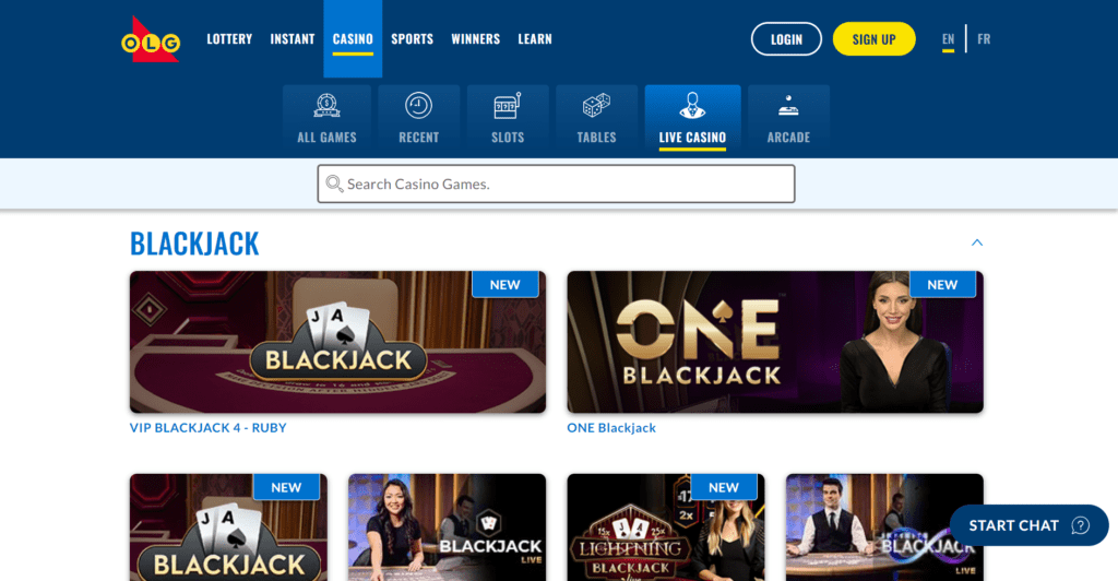 OLG Live Casino