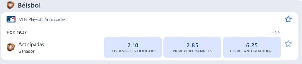 Apuesta en Jugabet en La Serie mundial de MLB