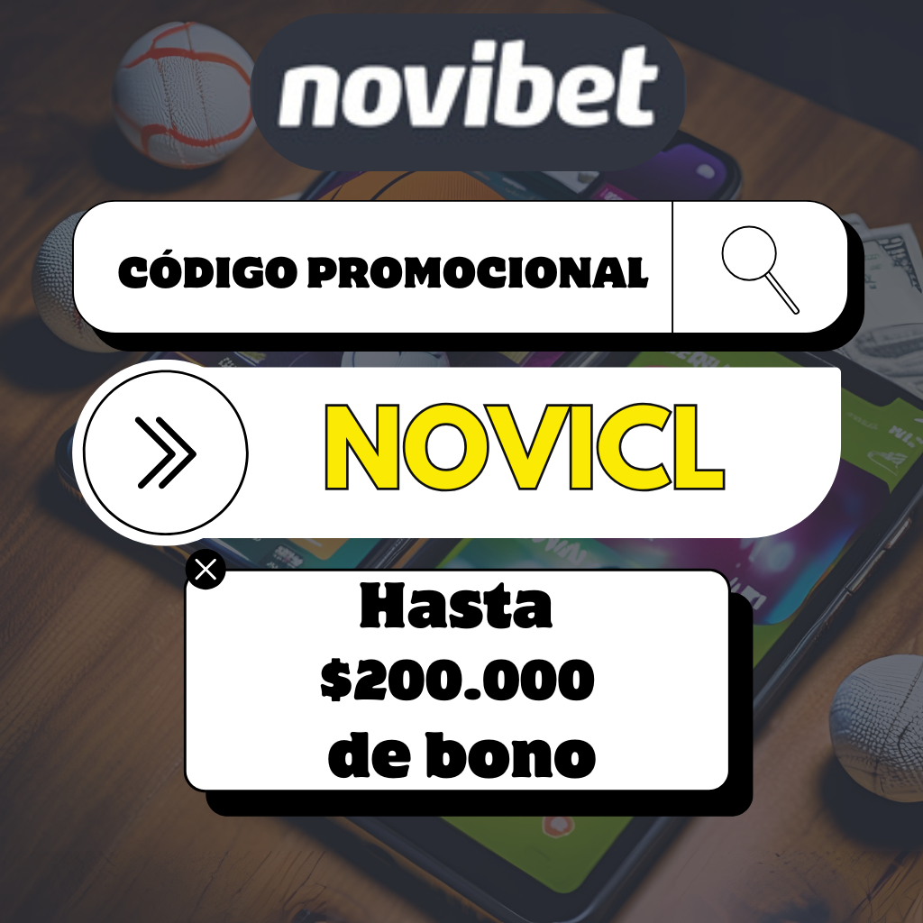 Código promocional Novibet «NOVICL» válido en Chile 2024