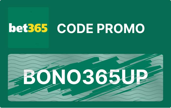 Code bonus Bet365 Septembre 2024 : BONO365UP