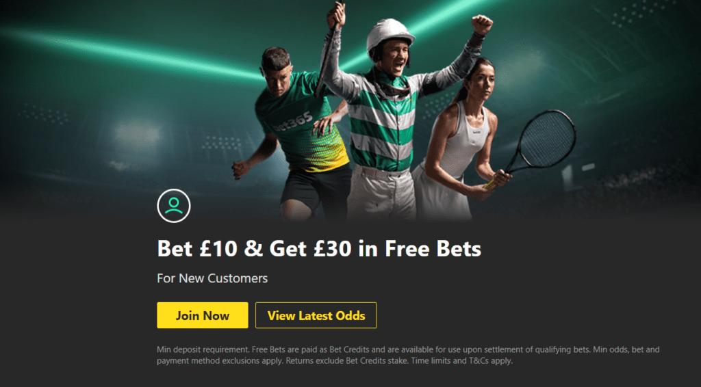 bet365 bonus code sports